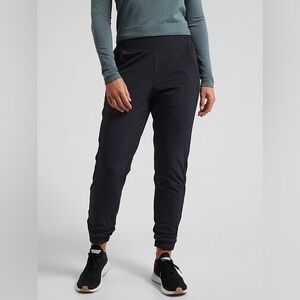 Athleta Black Brooklyn Lined Joggers Size 6